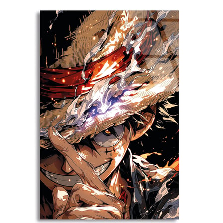 One Piece Cam Tablo – Anime Temalı Duvar Dekoru 35x50 cm