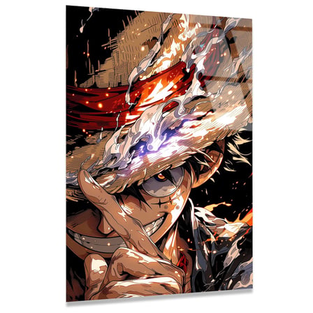 One Piece Cam Tablo – Anime Temalı Duvar Dekoru 35x50 cm