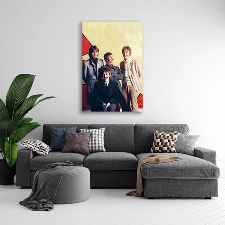 The Beatles Cam Tablo – Müzik Temalı Duvar Dekoru 35x50 cm