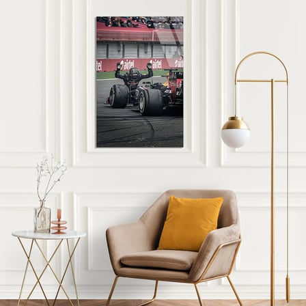 Red Bull Zafer Donutları F1 Cam Tablo – Formula 1 Duvar Dekoru 35x50 cm
