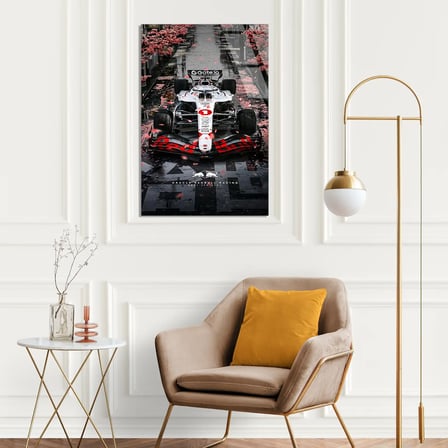 Japonya GP Red Bull F1 Cam Tablo – Formula 1 Duvar Dekoru 35x50 cm