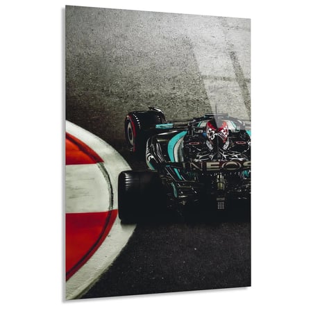 F1 Viraj Havadan F1 Cam Tablo – Formula 1 Duvar Dekoru 80x125 cm