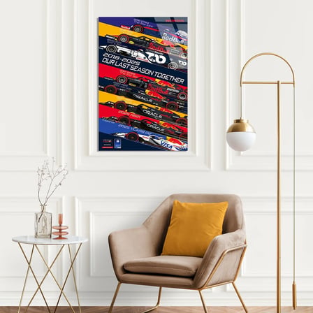 Red Bull Honda Anı Posteri F1 Cam Tablo – Formula 1 Duvar Dekoru 35x50 cm