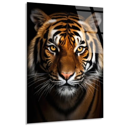 Kaplan Portresi Cam Tablo 35x50 cm
