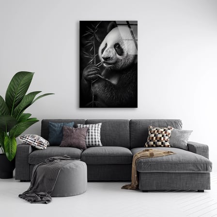 Bambulu Panda Cam Tablo 35x50 cm