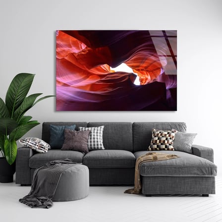 Antelope Kanyonu Cam Tablo 50x35 cm