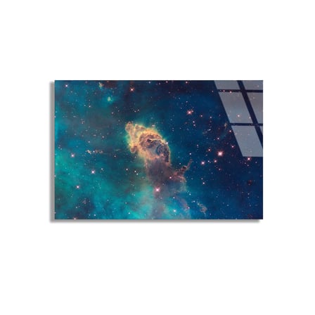 Uzay Nebula Cam Tablo 50x35 cm