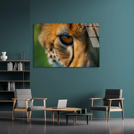 Çita Gözü Cam Tablo 50x35 cm
