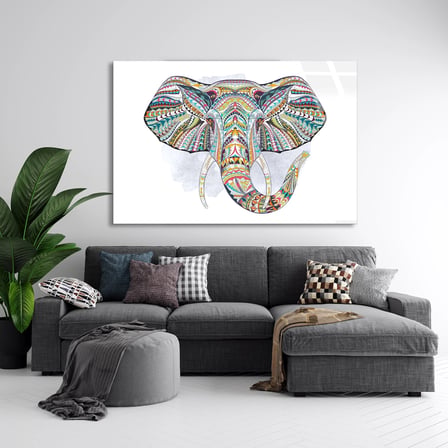 Mandala Fil Cam Tablo 50x35 cm