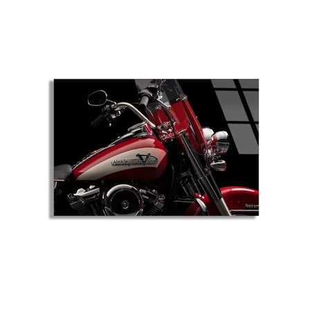 Harley Motosiklet Cam Tablo 50x35 cm