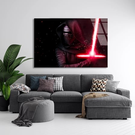 Star Wars Kylo Ren Cam Tablo 125x80 cm