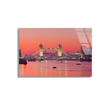 Londra Tower Bridge Cam Tablo 50x35 cm