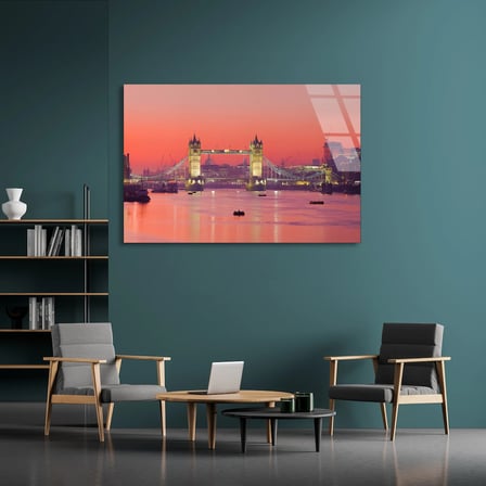 Londra Tower Bridge Cam Tablo 50x35 cm