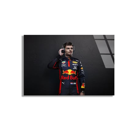 F1 Pilotu Portresi Cam Tablo 50x35 cm