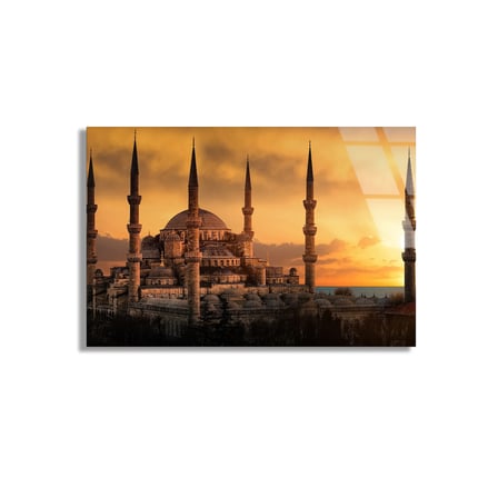 Sultanahmet Camii Cam Tablo 50x35 cm