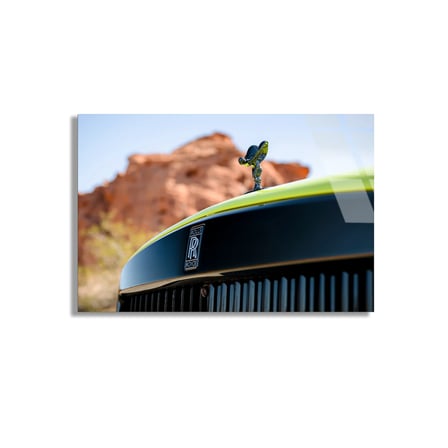 Rolls Royce Otomobil Cam Tablo 50x35 cm