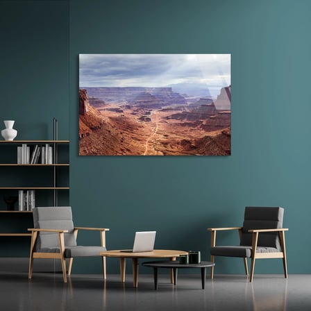 Kanyon Manzarası Cam Tablo 50x35 cm