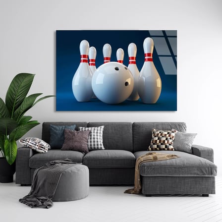 Bowling Cam Tablo 50x35 cm