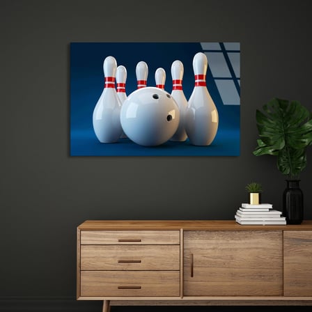 Bowling Cam Tablo 50x35 cm