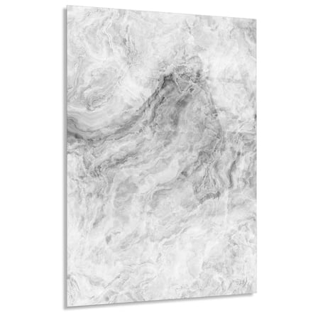 Gri Mavi Mermer Cam Tablo Yatay 35x50 cm