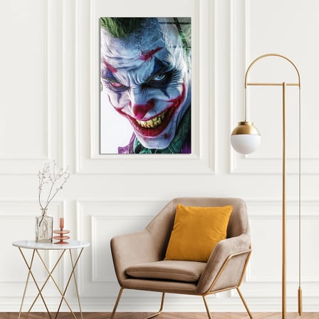 Joker Portresi Cam Tablo 35x50 cm