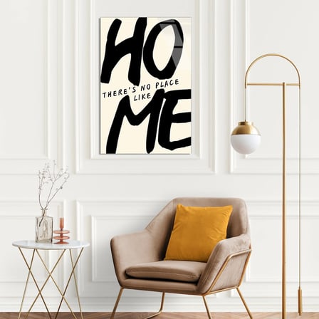 Home Yazısı Cam Tablo 35x50 cm