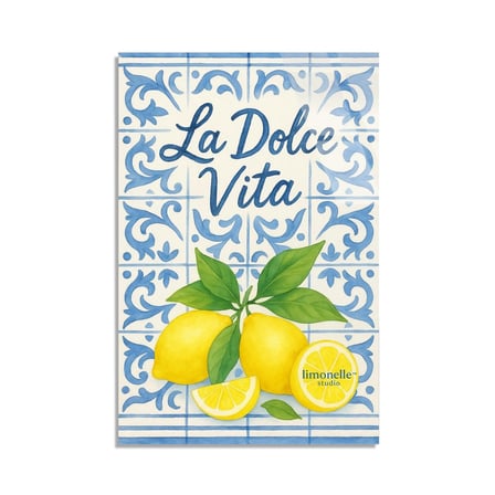 La Dolce Vita Limon Cini Cam Tablo 35x50 cm