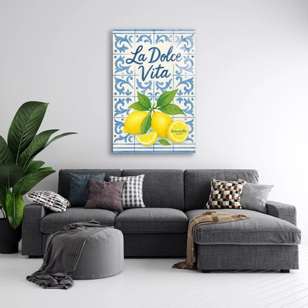 La Dolce Vita Limon Cini Cam Tablo 35x50 cm