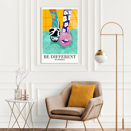 Renkli Çoraplı Bacaklar Cam Tablo 35x50 cm