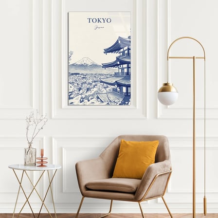 Tokyo Japonya Posteri Cam Tablo 35x50 cm