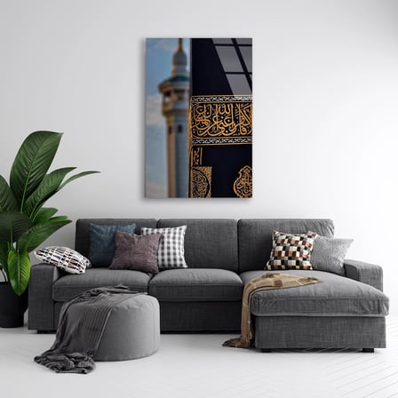 Cami Minaresi Hat Cam Tablo 35x50 cm