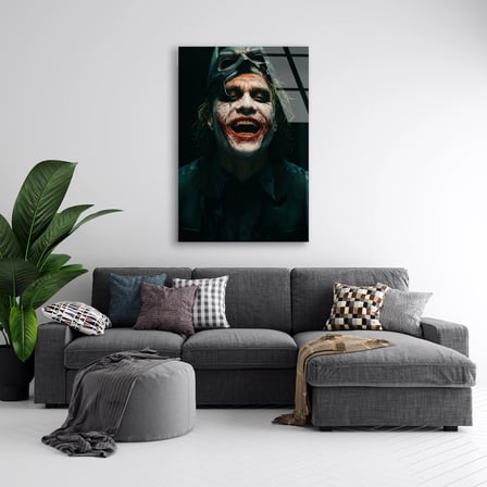 Joker Portre Cam Tablo 35x50 cm