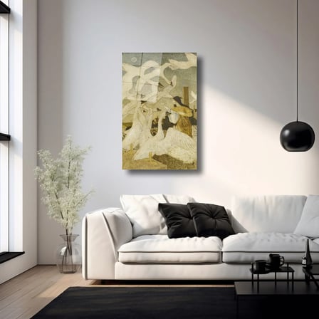 Kuğuların Dansı Cam Tablo 35x50 cm