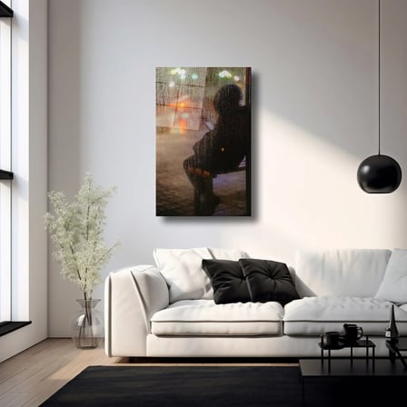 Yağmurun Ardında Cam Tablo 50x70 cm