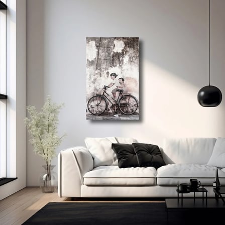 Çocukluk Rüyası Cam Tablo 35x50 cm