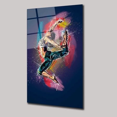 Dansın Enerjisi Cam Tablo 35x50 cm