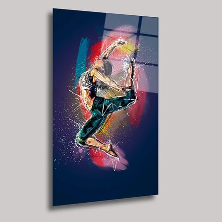 Dansın Enerjisi Cam Tablo 35x50 cm