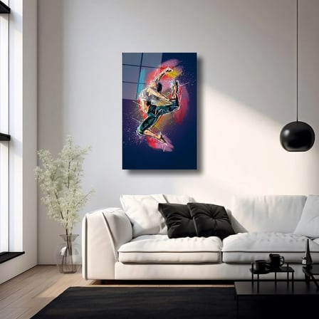 Dansın Enerjisi Cam Tablo 35x50 cm