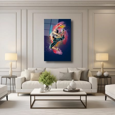 Dansın Enerjisi Cam Tablo 35x50 cm