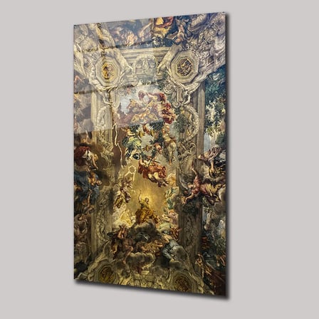 Cennetin Kapıları Cam Tablo 35x50 cm