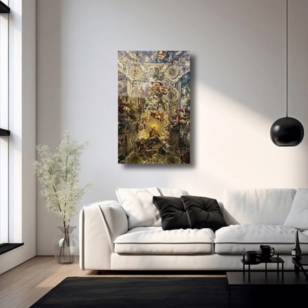 Cennetin Kapıları Cam Tablo 35x50 cm
