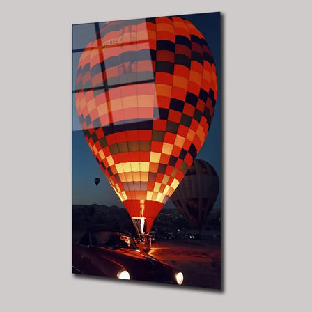 Kapadokya Rüyası Cam Tablo 35x50 cm