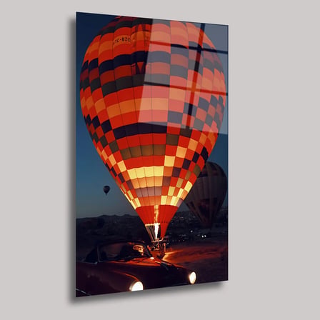 Kapadokya Rüyası Cam Tablo 35x50 cm