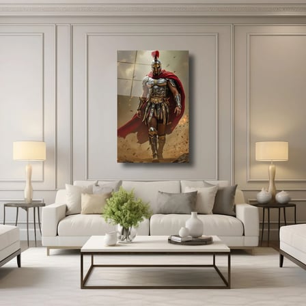 Eski Çağ Roma Askeri Cam Tablo 35x50 cm