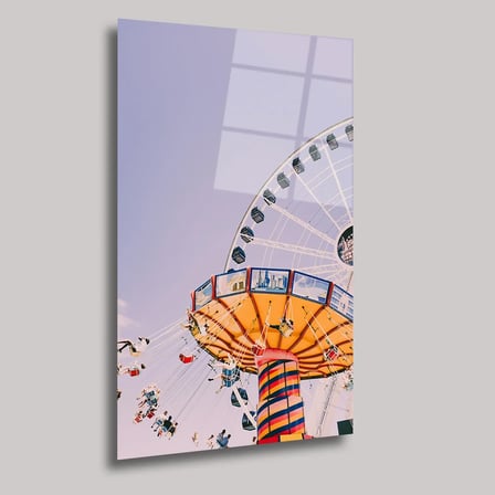 Lunapark Cam Tablo 35x50 cm