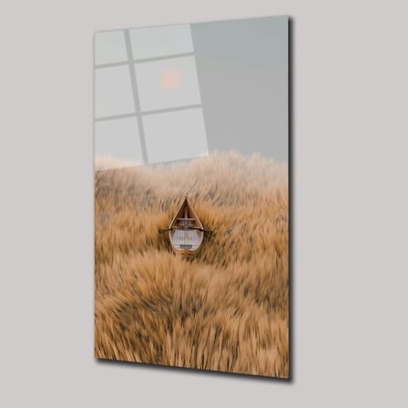 Rüya Tarlası Cam Tablo 80x125 cm