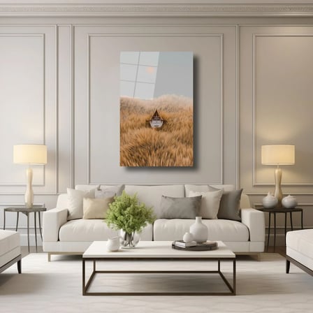 Rüya Tarlası Cam Tablo 80x125 cm