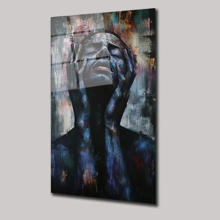 İçsel Haykırış Cam Tablo 80x125 cm