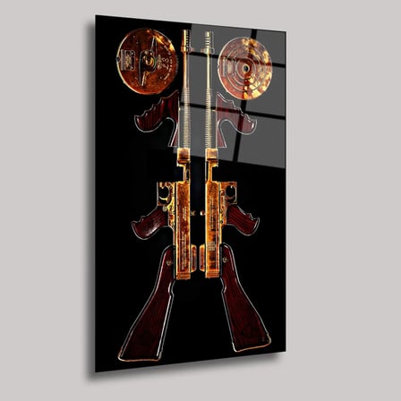 Gold Guns Cam Tablo 35x50 cm