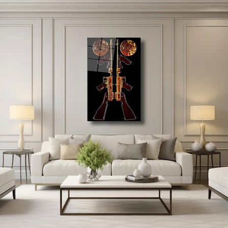 Gold Guns Cam Tablo 35x50 cm